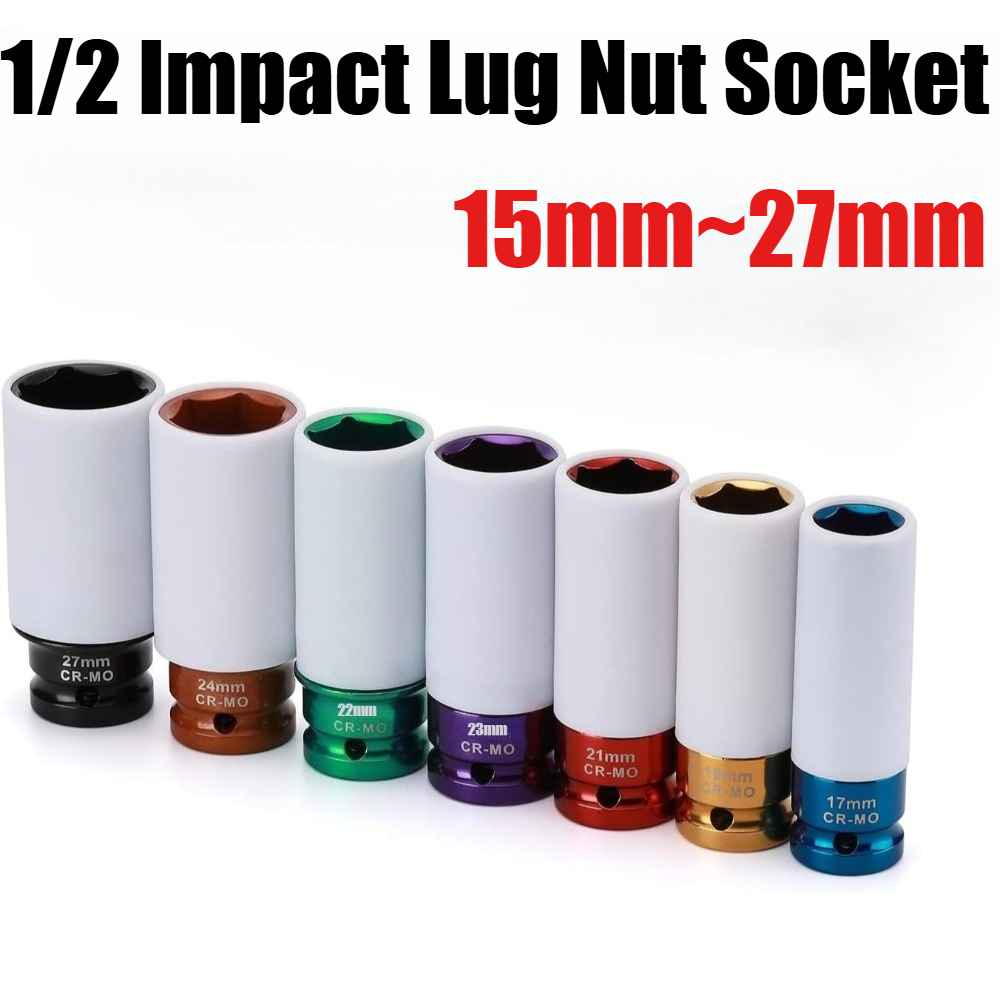 Impact Socket Thin Wall Deep Metric Set - Kit de Soquetes de Impacto para