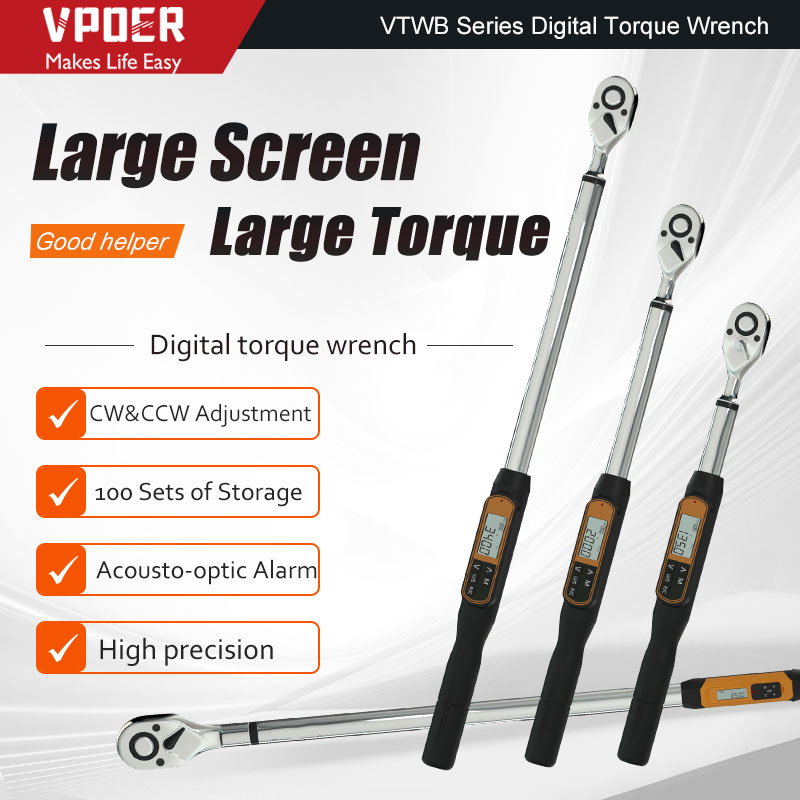 Chave de torque digital para c - Digital Torque Wrench 1/2 Inch 200Nm avaliação e preço