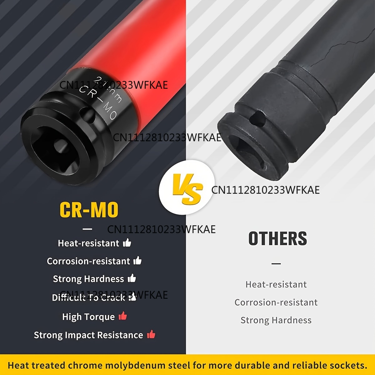 Soquete de Impacto Protetor de - Impact Socket Thin Wall Deep Metric Set avaliação e preço