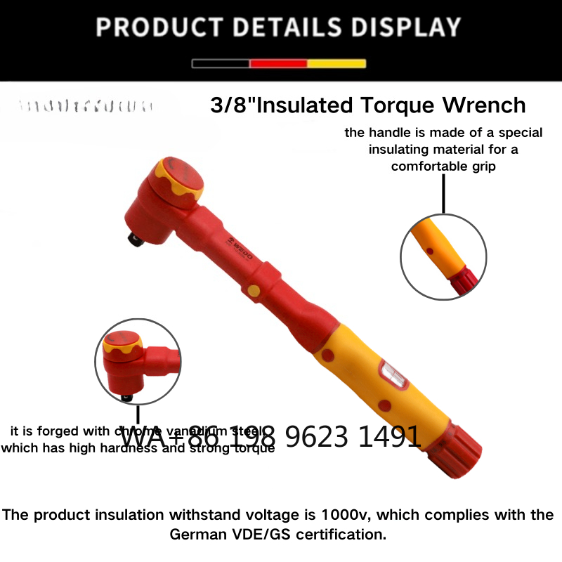Chave de torque isolada de 100 - Insulated Torque Wrench 1000V Vde Electric avaliação e preço