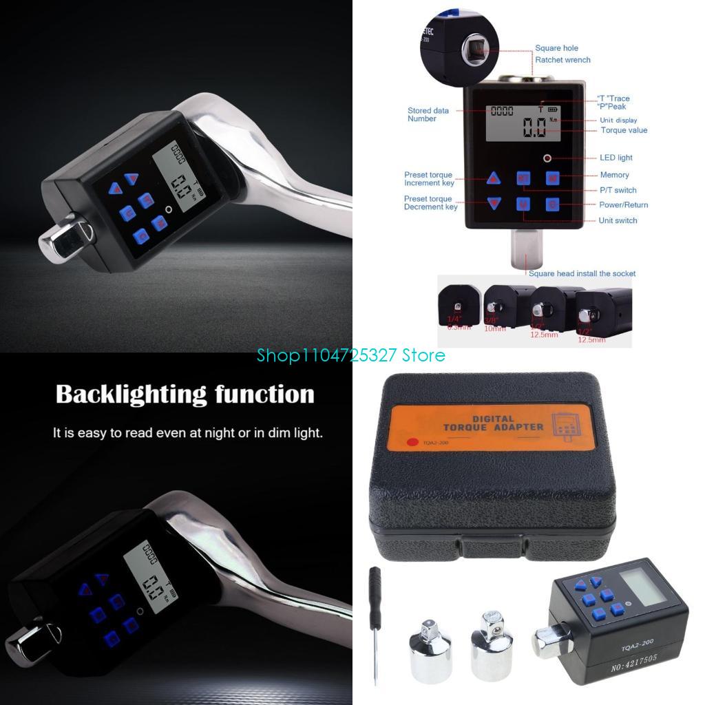 D8kf tela lcd ferramenta repar - Electronic Torque Adapter 3/8 1/2 Digital avaliação e preço