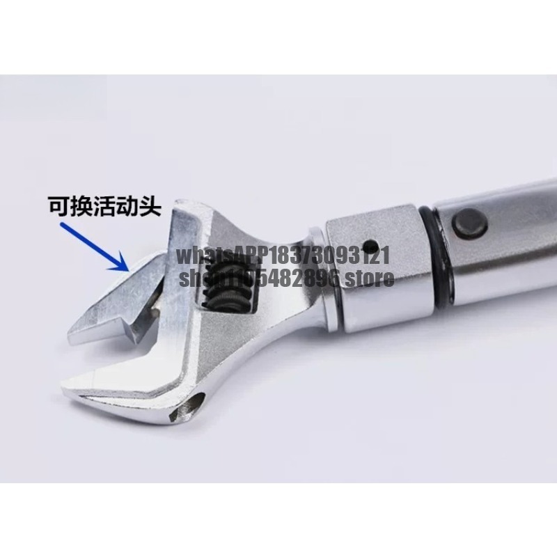 cabeça ajustável intercambiáve - Interchangeable Head Torque Wrench Open avaliação e preço