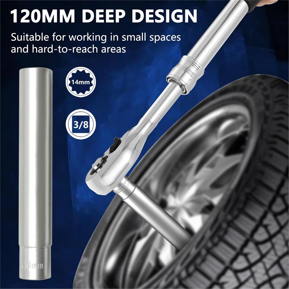 Conjunto de Soquetes Métricos  - Impact Socket Thin Wall Deep Metric Set avaliação e preço