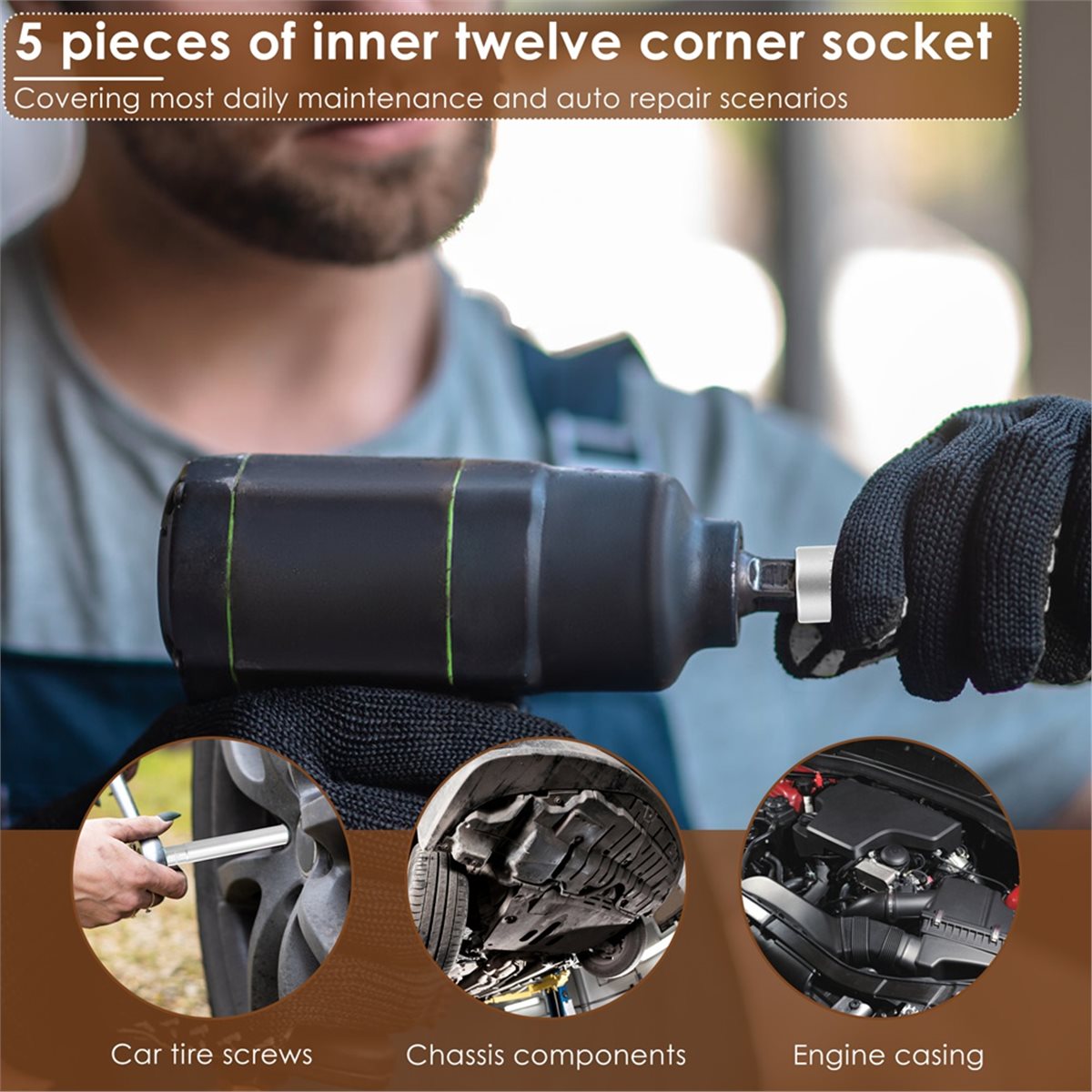 Conjunto de Soquetes Métricos  - Impact Socket Thin Wall Deep Metric Set avaliação e preço
