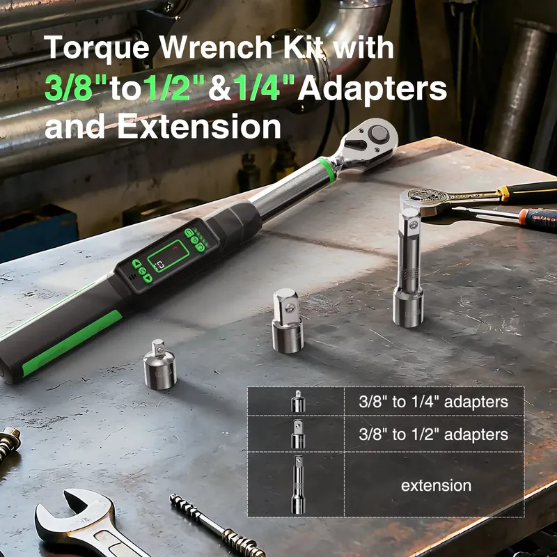 Chave de Torque Digital TaskSt - Electronic Torque Adapter 3/8 1/2 Digital avaliação e preço