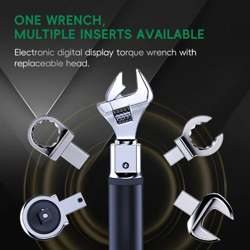 Chave de Torque Digital com Ca - Interchangeable Head Torque Wrench Open avaliação e preço