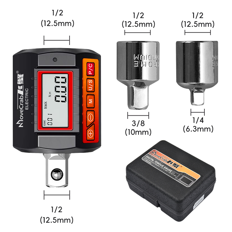 MoveCrab Adaptador de torque d - Electronic Torque Adapter 3/8 1/2 Digital avaliação e preço