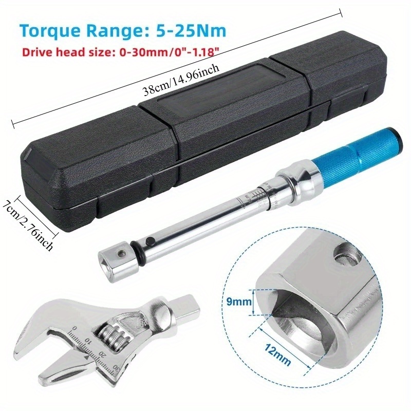 Chave de torque ajustável para - Interchangeable Head Torque Wrench Open avaliação e preço