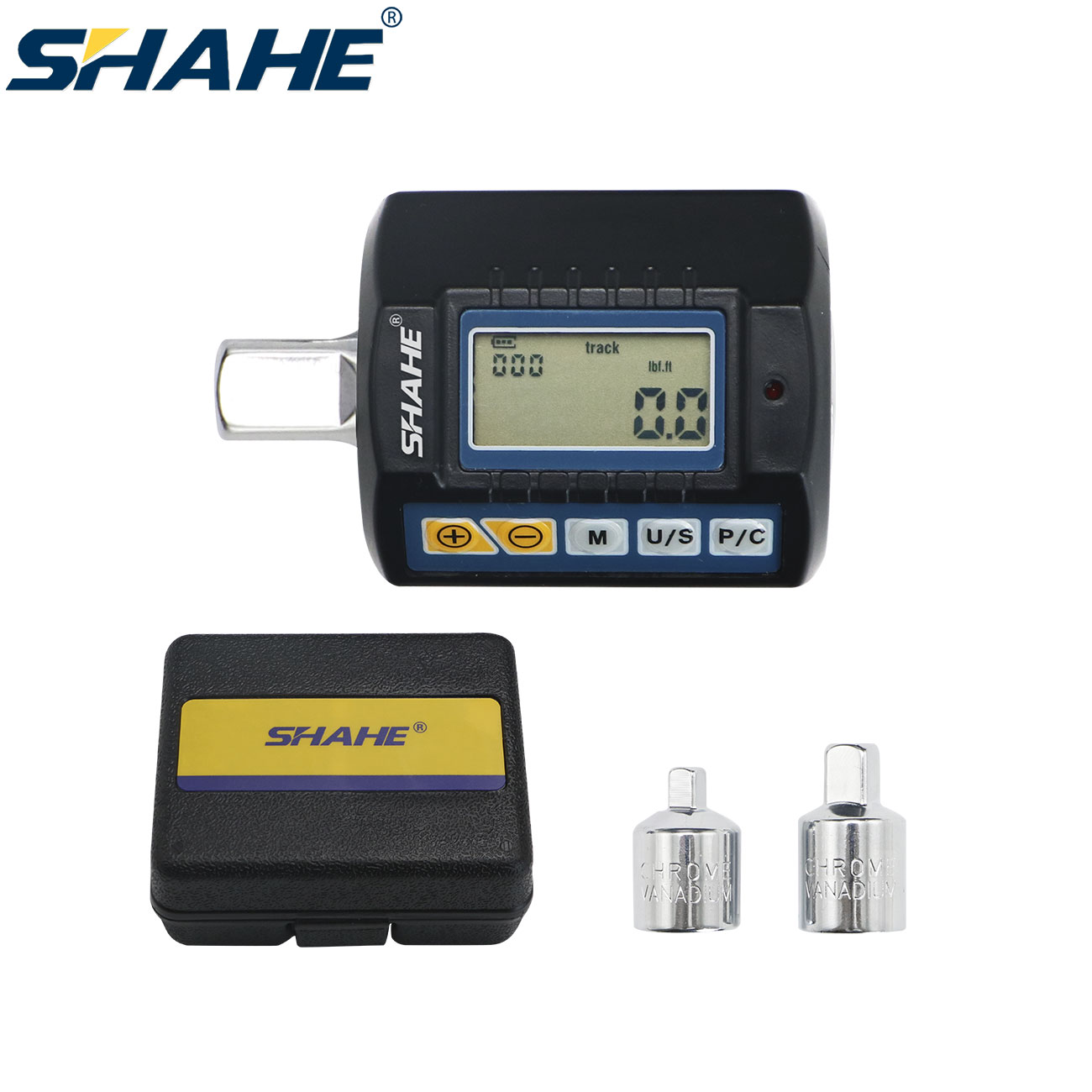 Shahe adaptador de torque digi - Electronic Torque Adapter 3/8 1/2 Digital avaliação e preço