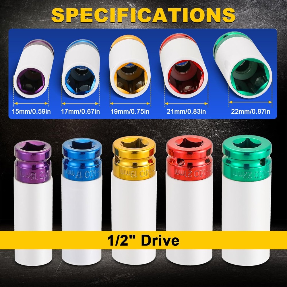 Kit de Soquetes de Impacto par - Impact Socket Thin Wall Deep Metric Set avaliação e preço